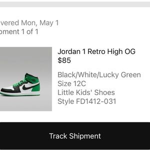 Jordan 1 Retro High OG size 12C